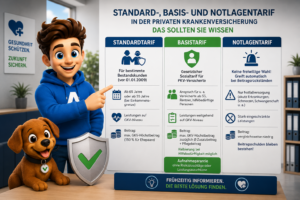 Standardtarif, Basistarif und Notlagentarif in der privaten Krankenversicherung (PKV) – das gilt aktuell 2026