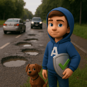 Schaden durch Schlaglöcher- wer zahlt?