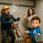 Kernbohrung mit Wasserfalleffekt- ein echter Fall Bohrung