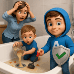 Dekorsand in Abfluss- ein echter Fall Dekorsand Abfluss