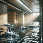 Wasser durch fugen KI