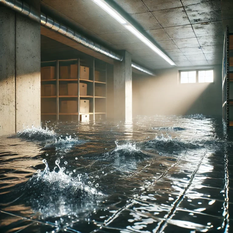 Wasser durch fugen KI