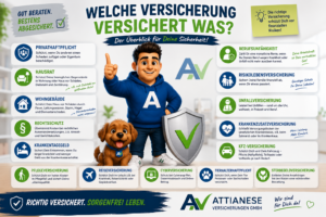 Welche Versicherung versichert was? Der große Überblick über die wichtigsten Versicherungen und ihre Leistungen